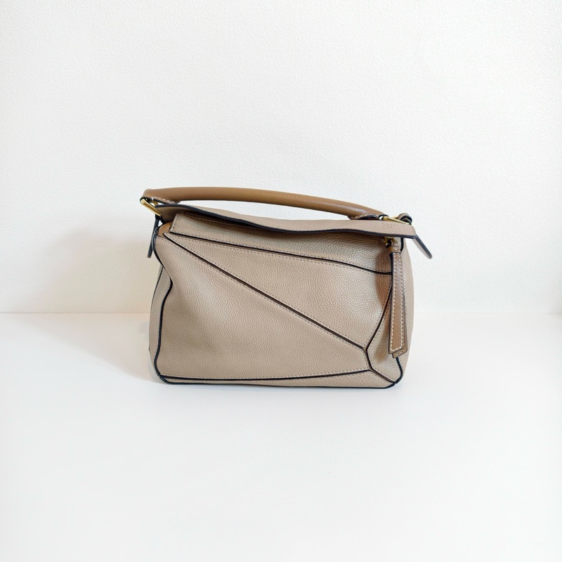 羅意威loewe puzzle 幾何包 小號 卡其色牛皮-2