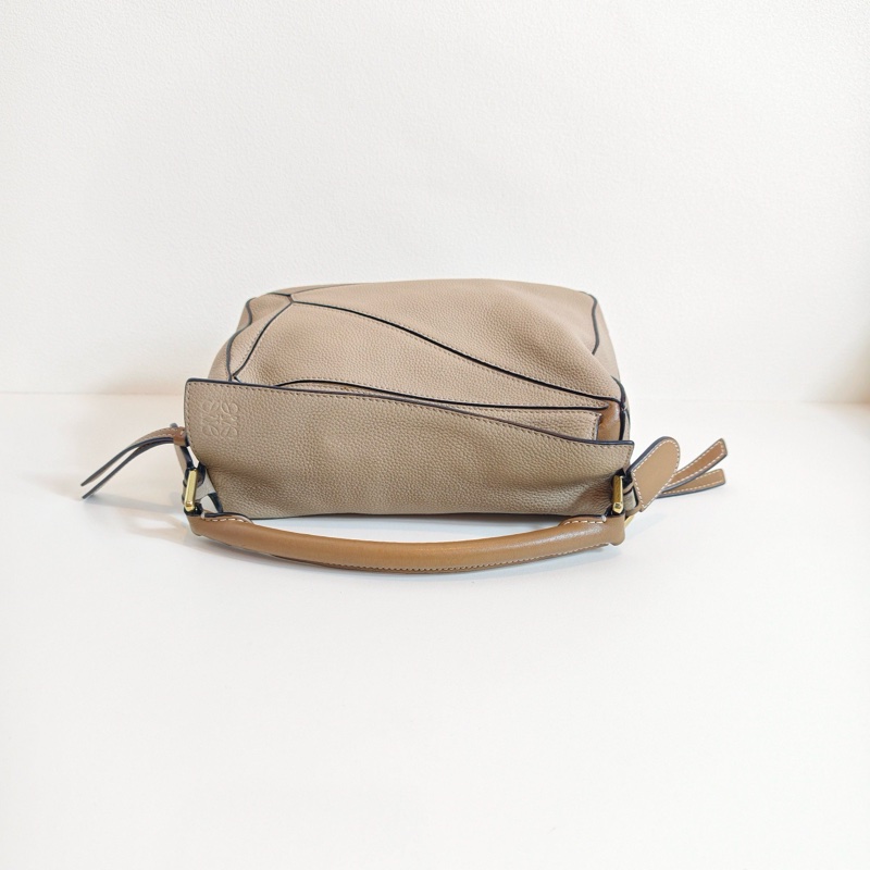 羅意威loewe puzzle 幾何包 小號 卡其色牛皮-6