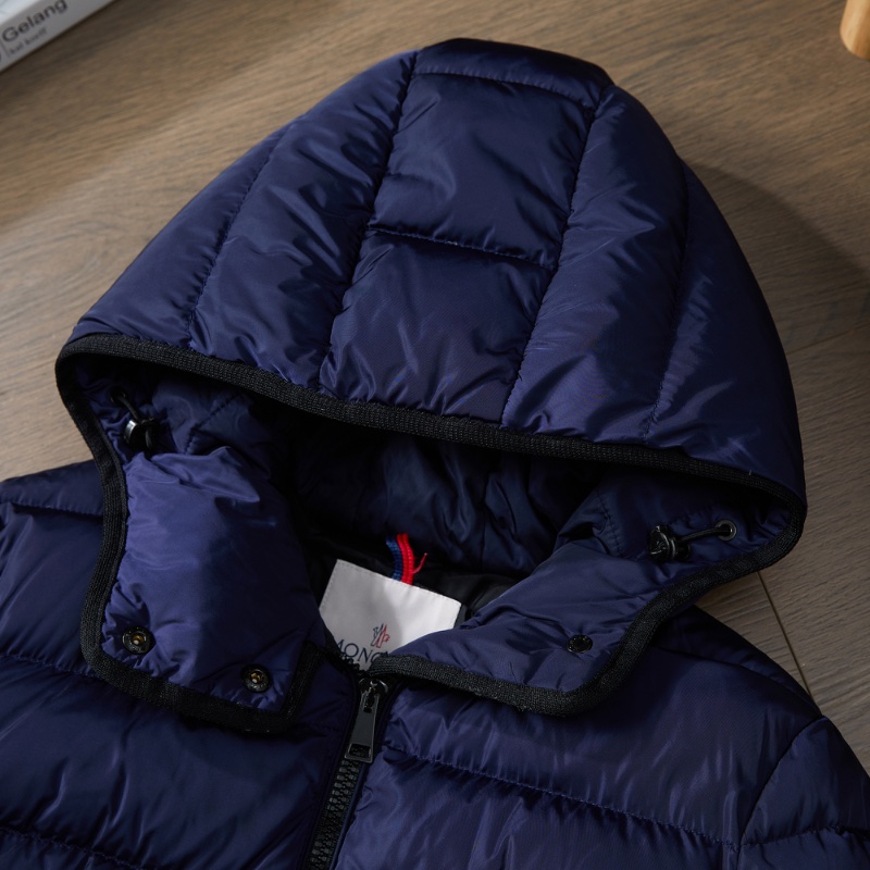 ❤️ MONCLER 深藍色 修身版型 羽絨外套-3
