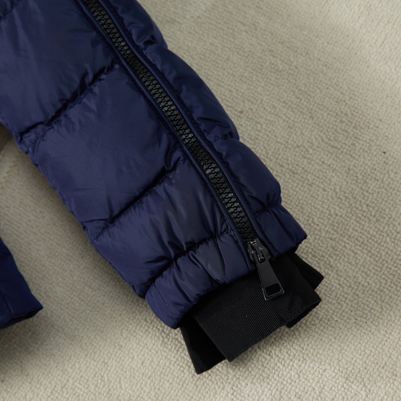 ❤️ MONCLER 深藍色 修身版型 羽絨外套-7