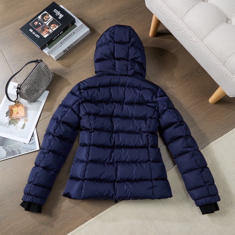 ❤️ MONCLER 深藍色 修身版型 羽絨外套-9