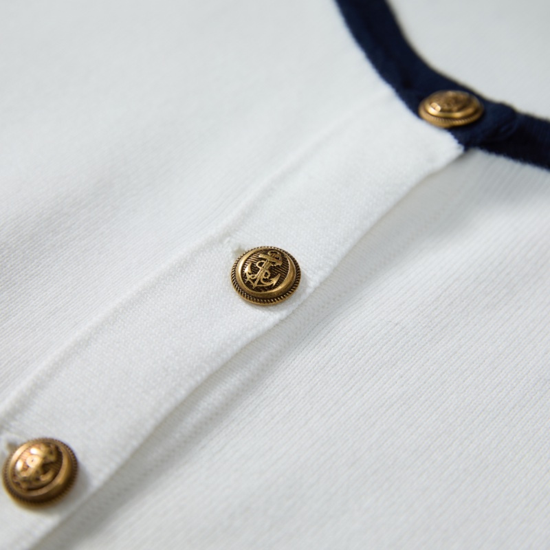 ❤️ MIU MIU 千金風 精美釦子 白色上衣-4