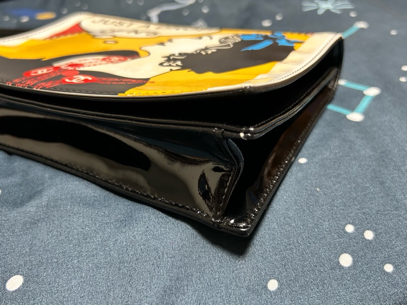 CHANEL COCO女士 vintage 2021 Just a drop of No.5 comic clutch漫畫風收納包-7