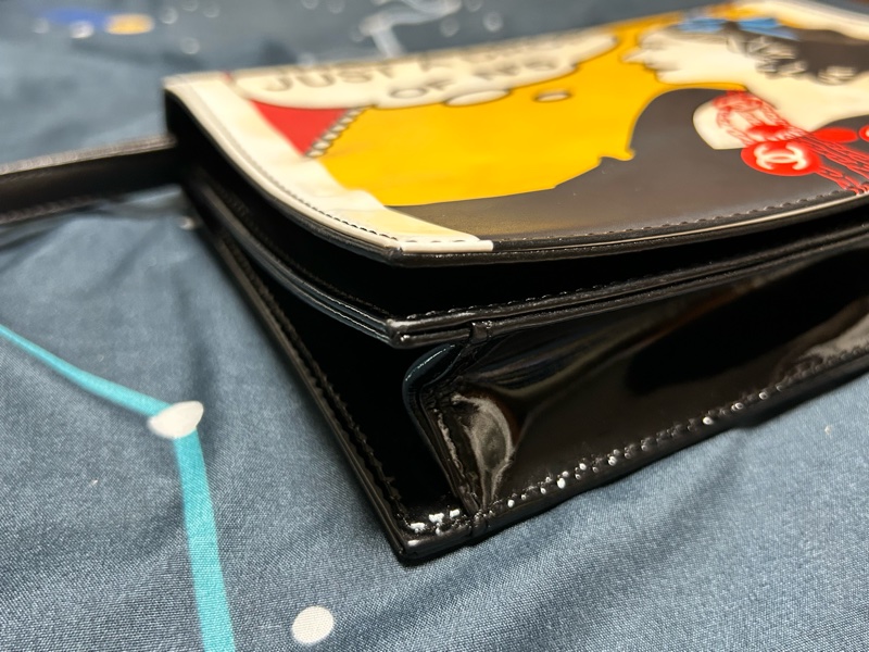 CHANEL COCO女士 vintage 2021 Just a drop of No.5 comic clutch漫畫風收納包-8