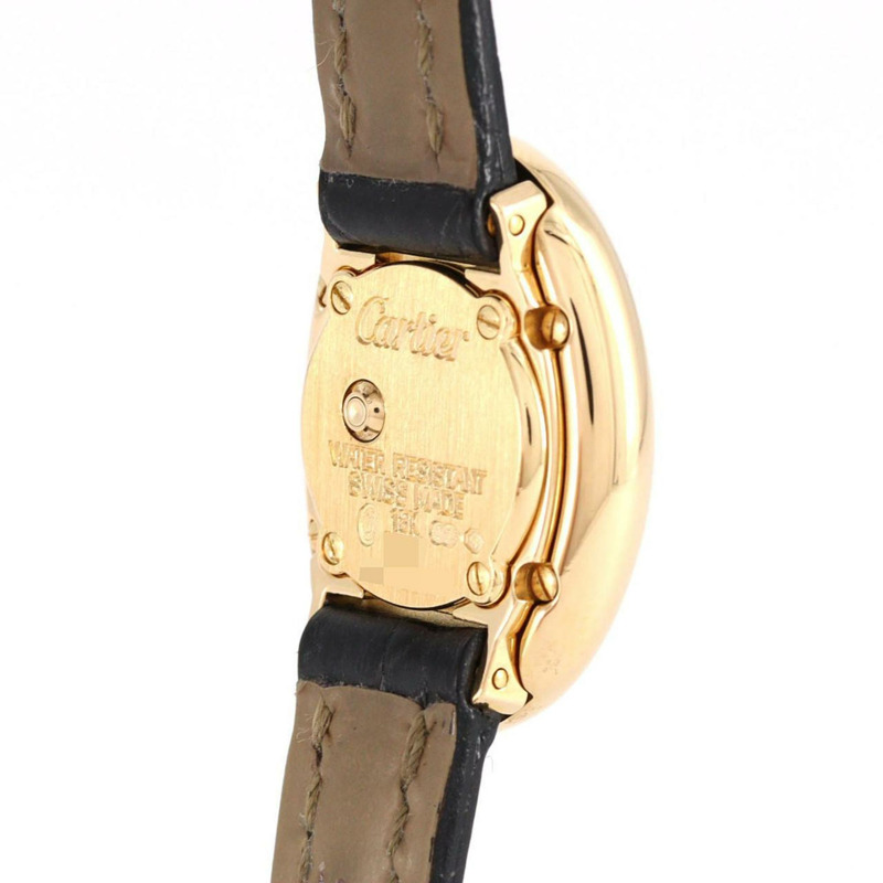卡地亞迷你 Baignoire YG W1510956 石英錶-4