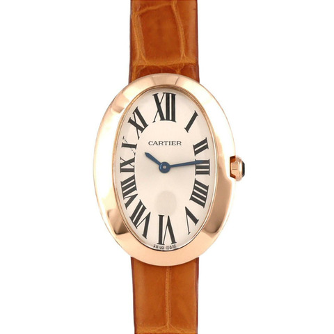 卡地亞 Baignoire SM PG W8000007 PG/RG 石英腕錶