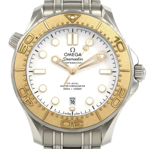 歐米茄海馬系列300公尺潛水錶，巴黎2024款，型號522.21.42.20.04.001，SSxYG自動腕錶