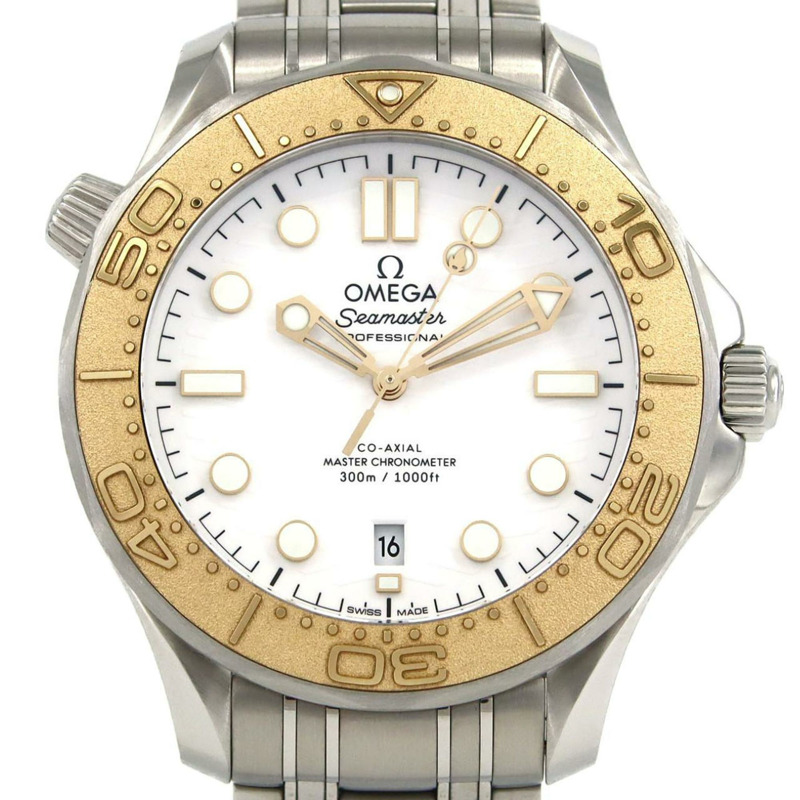 歐米茄海馬系列300公尺潛水錶,巴黎2024款,型號522.21.42.20.04.001,SSxYG自動腕錶-0