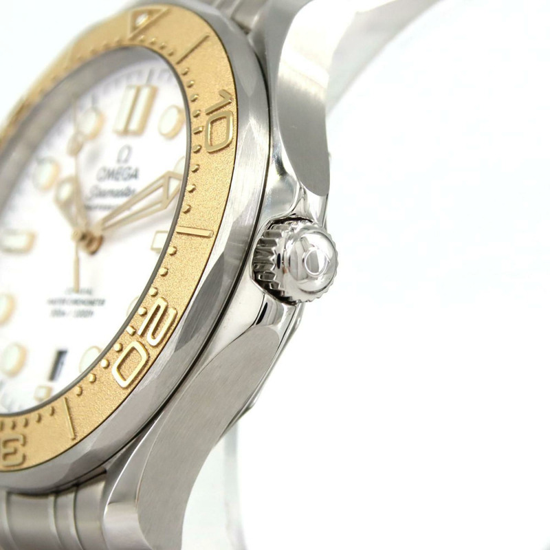 歐米茄海馬系列300公尺潛水錶,巴黎2024款,型號522.21.42.20.04.001,SSxYG自動腕錶-4