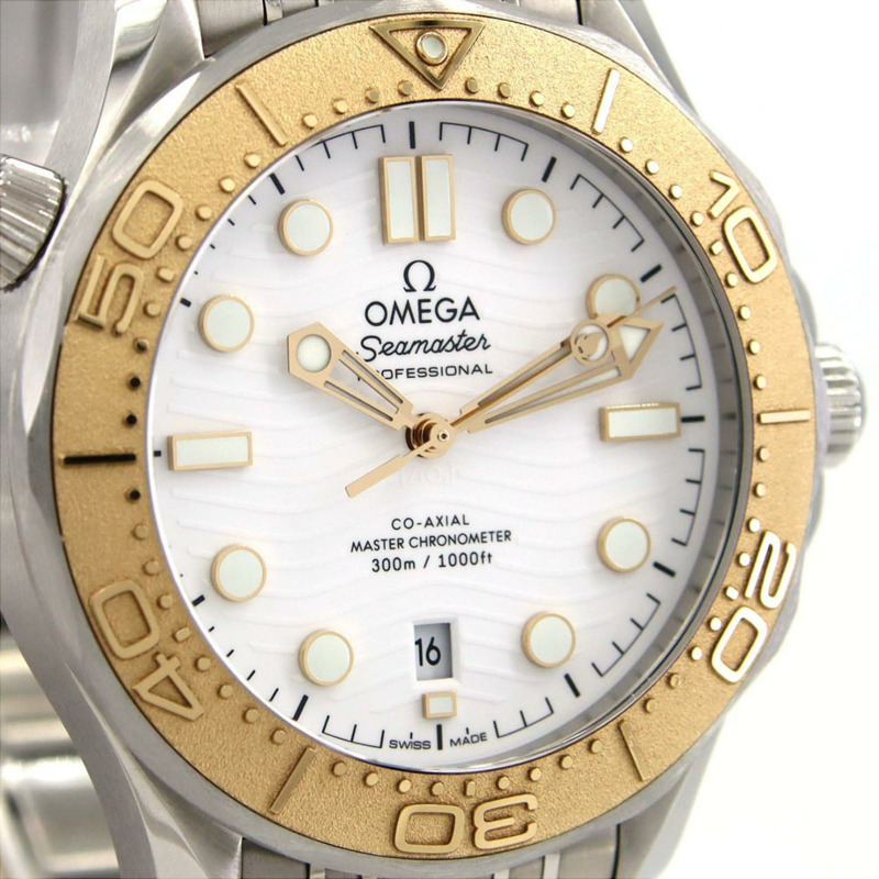 歐米茄海馬系列300公尺潛水錶,巴黎2024款,型號522.21.42.20.04.001,SSxYG自動腕錶-5