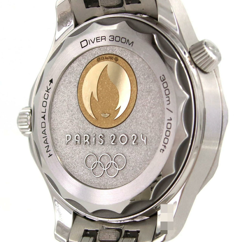 歐米茄海馬系列300公尺潛水錶,巴黎2024款,型號522.21.42.20.04.001,SSxYG自動腕錶-6