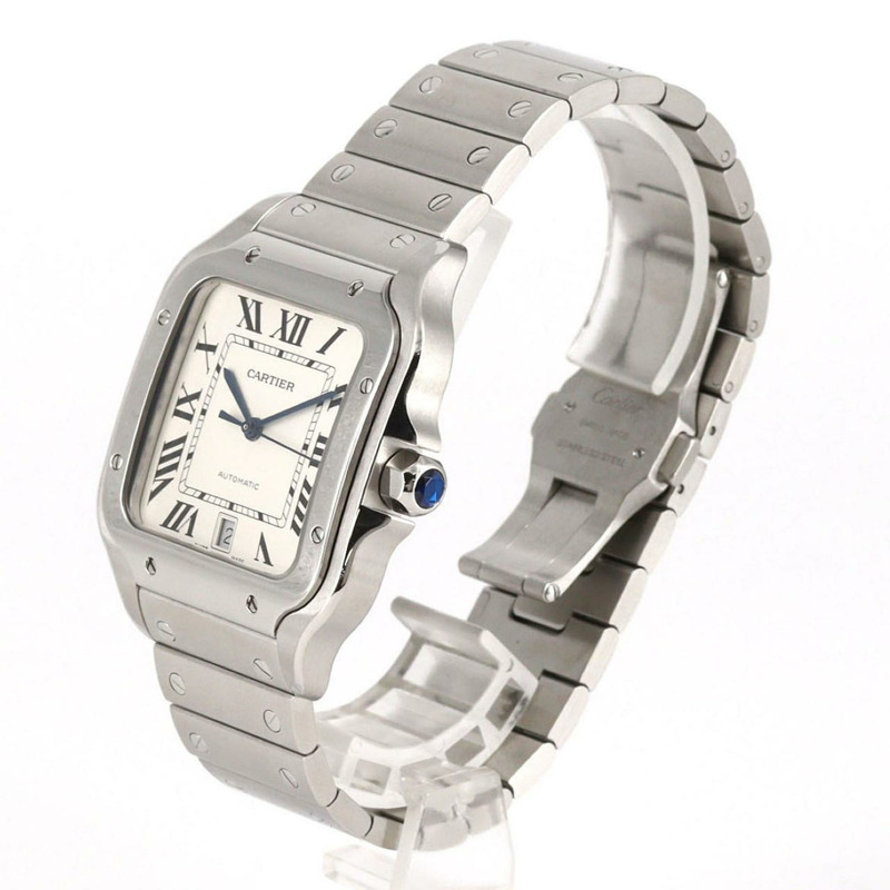 卡地亞 Santos de LM WSSA0018 不鏽鋼自動腕錶-4