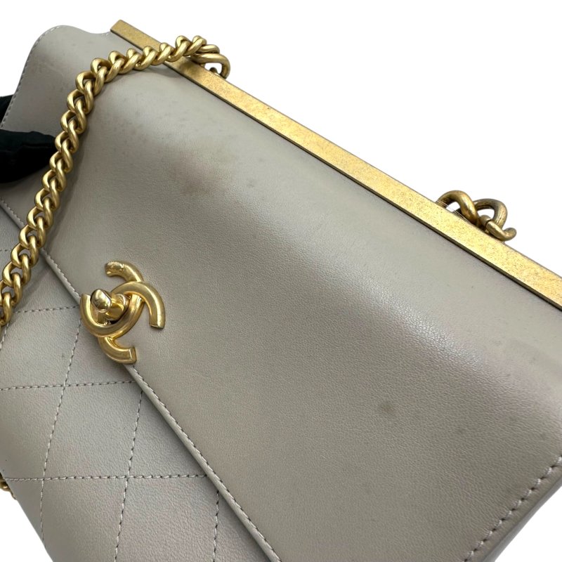 【美收精品】CHANEL 灰色康朋鏈條肩背包 C-４【隔月月中將轉賣至日本 上架期限30天】-3