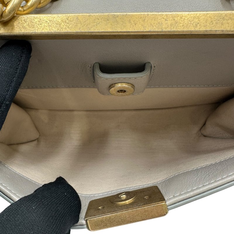 【美收精品】CHANEL 灰色康朋鏈條肩背包 C-４【隔月月中將轉賣至日本 上架期限30天】-13