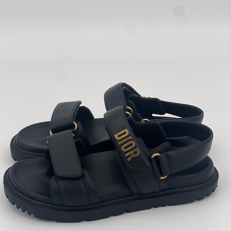 98新 Dior迪奧 魔術貼涼鞋 37.5碼-1