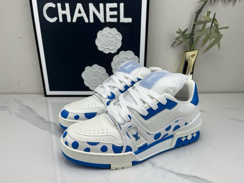 Louis vuitton路易威登 lv trainer草間彌生聯名 37.5碼 未使用過 成色如圖/jm01575。-0