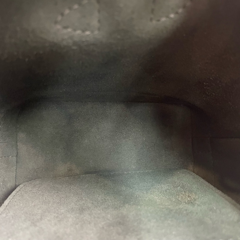 LV lockme系列 黑銀 mini雙肩包 98新 尺寸約16*19*10。-7