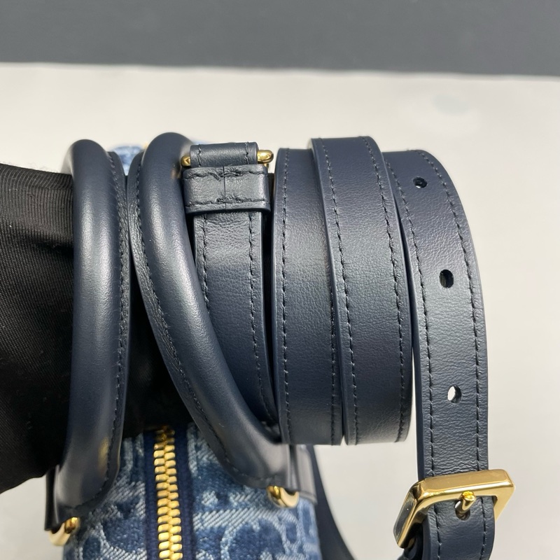 Dior迪奧 丹寧牛仔Groove迷你波士頓包 尺寸約16.5*9*7.5cm。-6