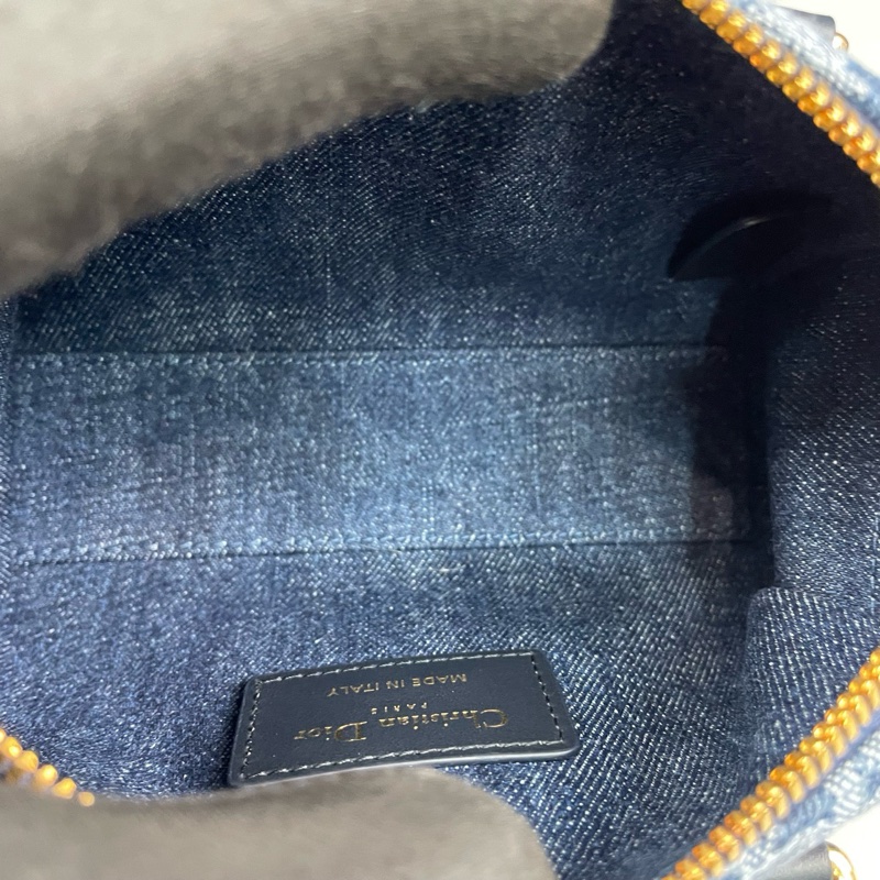 Dior迪奧 丹寧牛仔Groove迷你波士頓包 尺寸約16.5*9*7.5cm。-7