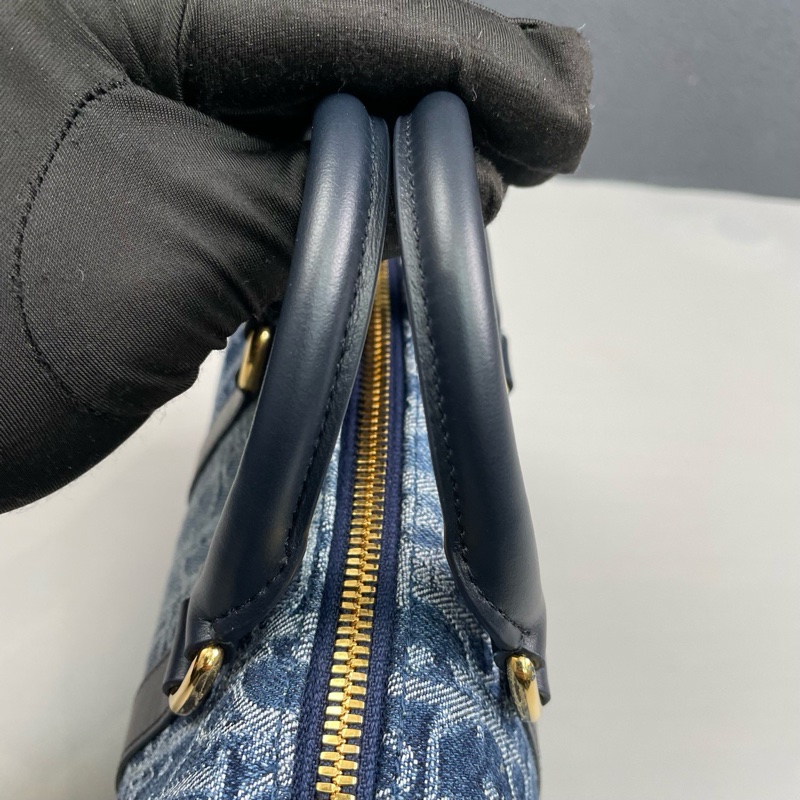 Dior迪奧 丹寧牛仔Groove迷你波士頓包 尺寸約16.5*9*7.5cm。-18