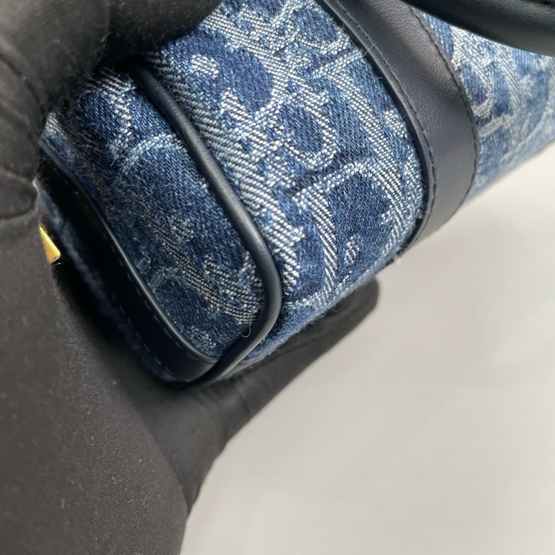 Dior迪奧 丹寧牛仔Groove迷你波士頓包 尺寸約16.5*9*7.5cm。-22