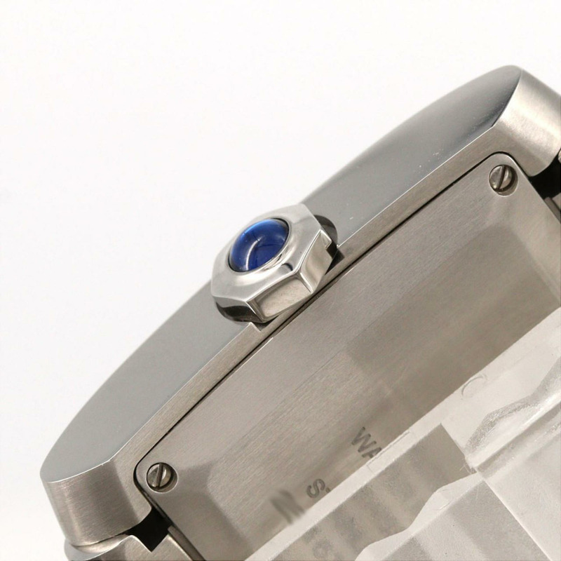 卡地亞 Tank Française LM WSTA0067 不鏽鋼自動腕錶-3