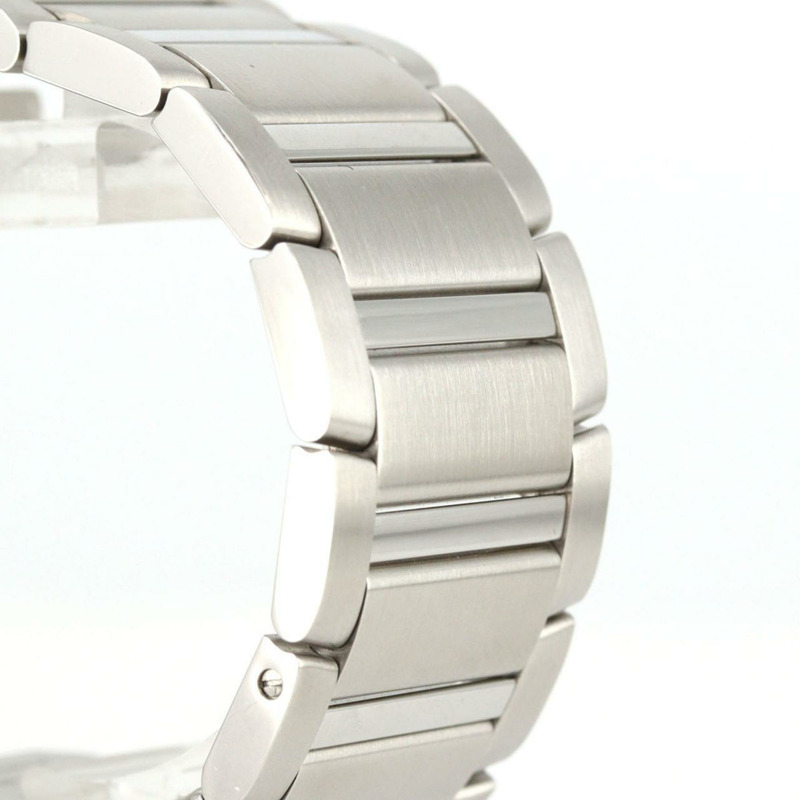 卡地亞 Tank Française LM WSTA0067 不鏽鋼自動腕錶-4