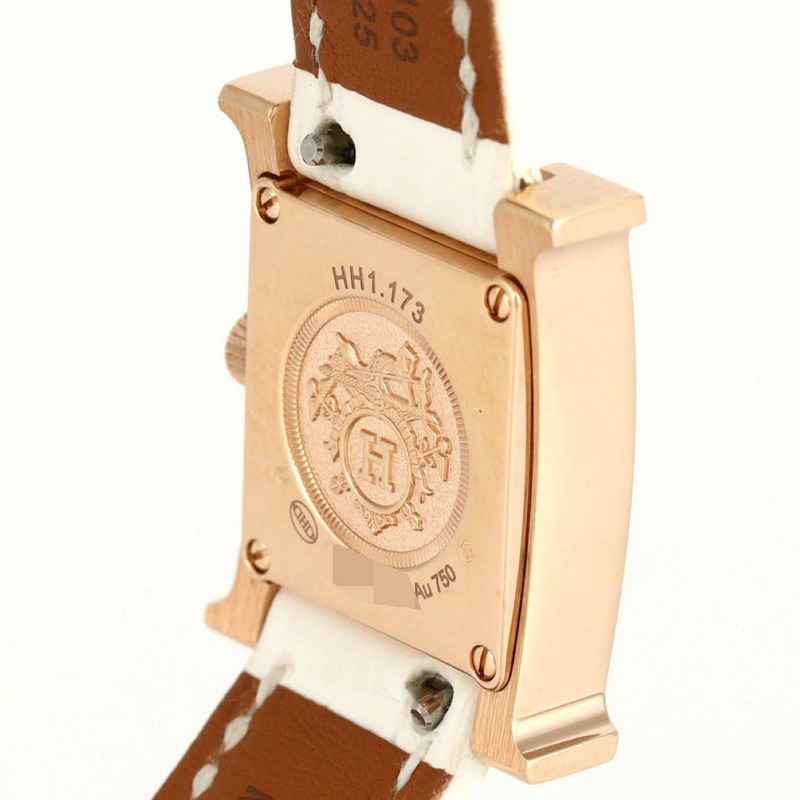 愛馬仕 H Watch PG D HH1.173 PG/RG 石英腕錶-6