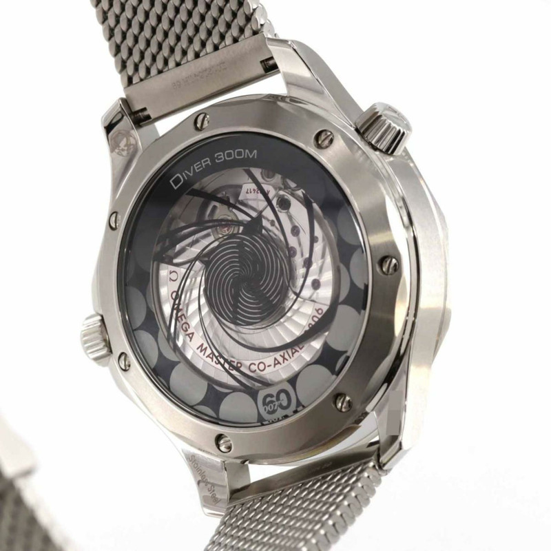 歐米茄海馬系列300公尺潛水錶，邦德60週年紀念款 210.30.42.20.03.002，不鏽鋼自動腕錶-6