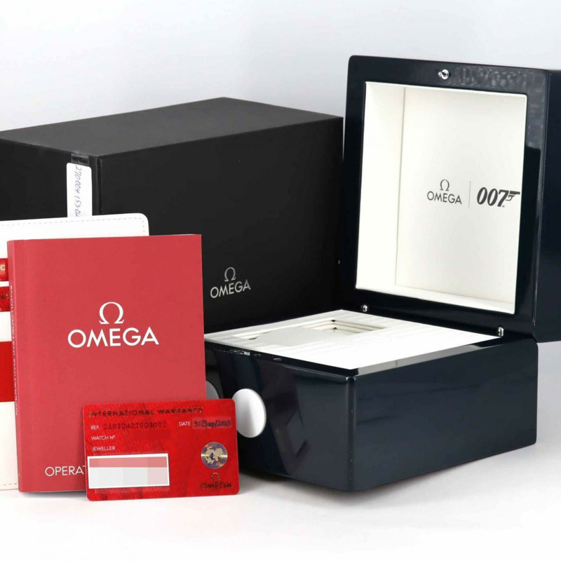 歐米茄海馬系列300公尺潛水錶，邦德60週年紀念款 210.30.42.20.03.002，不鏽鋼自動腕錶-7