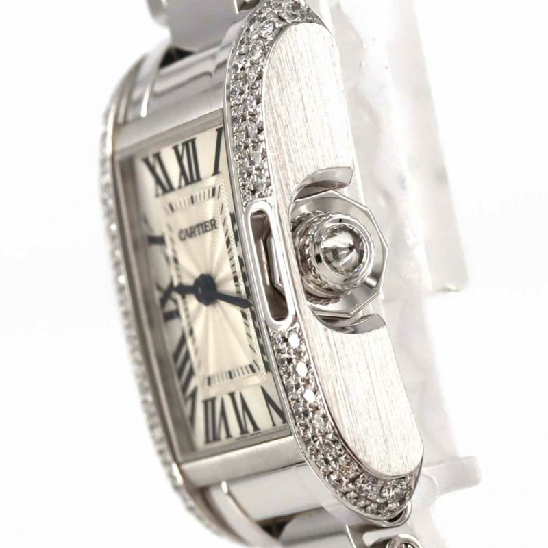 卡地亞 Tank Anglaise SM WG 2D WT100008 石英錶-2