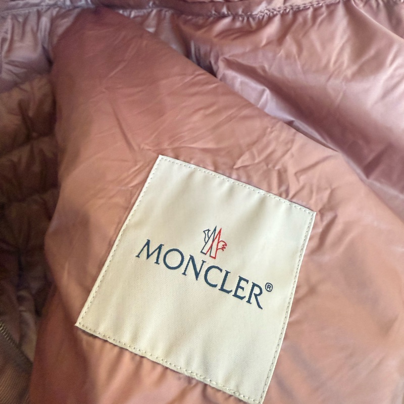 (現貨在台)Moncler raie 2碼羽絨粉色外套-5