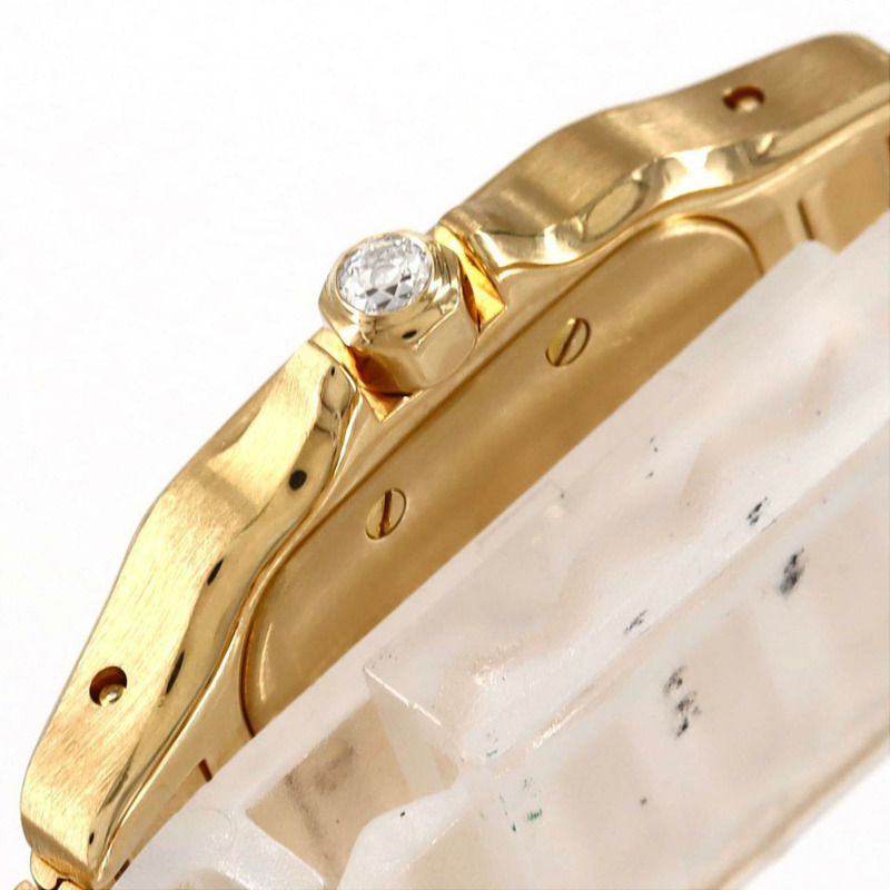 卡地亞 Santos Galbe SM YG D WM2001AA 石英錶-3