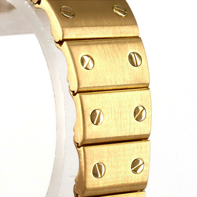 卡地亞 Santos Galbe SM YG D WM2001AA 石英錶-4