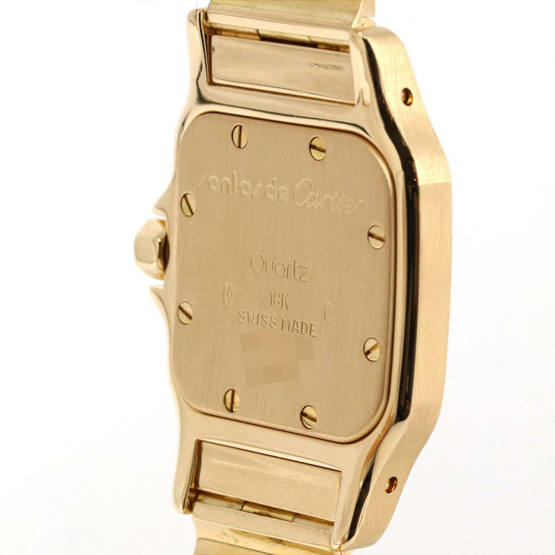 卡地亞 Santos Galbe SM YG D WM2001AA 石英錶-5