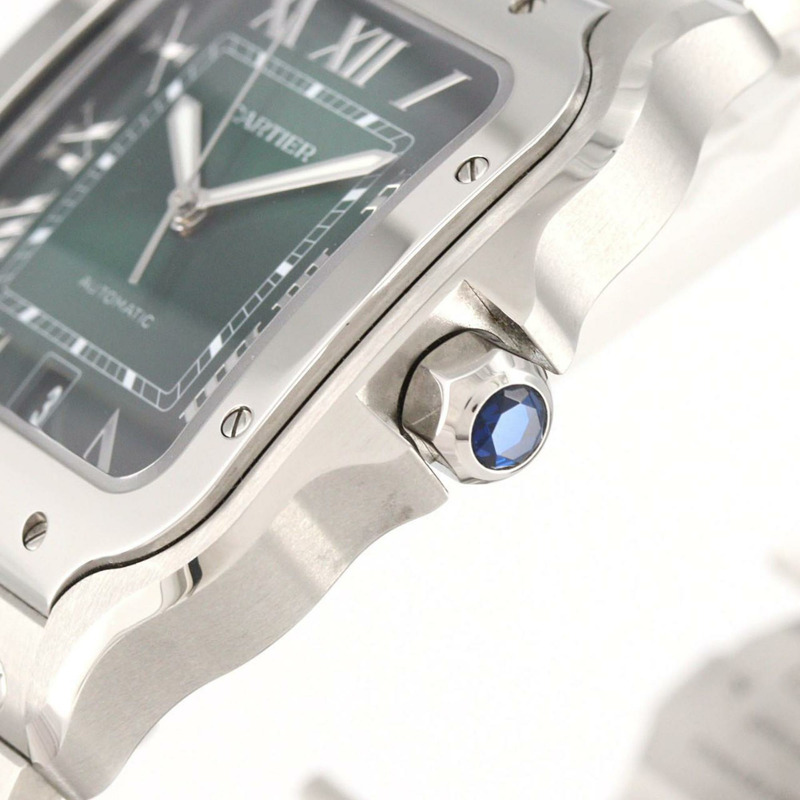 卡地亞 Santos de LM WSSA0062 不鏽鋼自動腕錶-4