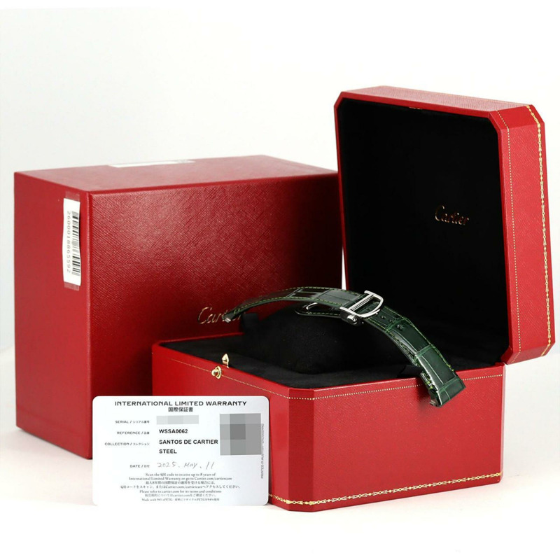卡地亞 Santos de LM WSSA0062 不鏽鋼自動腕錶-8