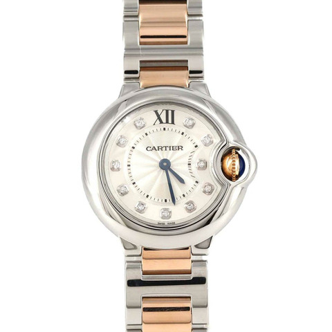 卡地亞 Ballon Bleu SM PG 組合 11P WE902030 SSxPG 石英錶