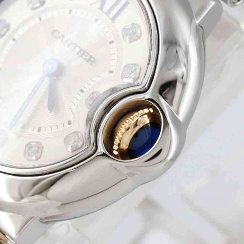 卡地亞 Ballon Bleu SM PG 組合 11P WE902030 SSxPG 石英錶-3