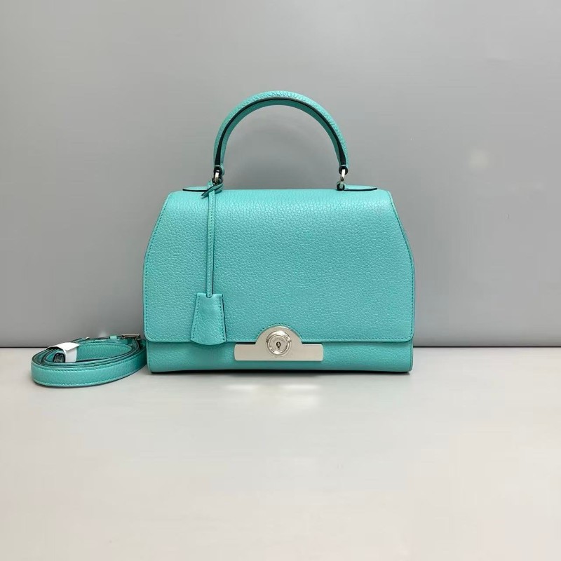 Moynat rejane中號馬卡龍藍牛皮 肩背包-0