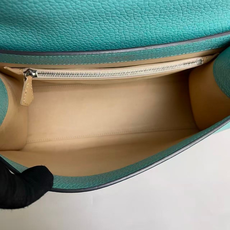 Moynat rejane中號馬卡龍藍牛皮 肩背包-8