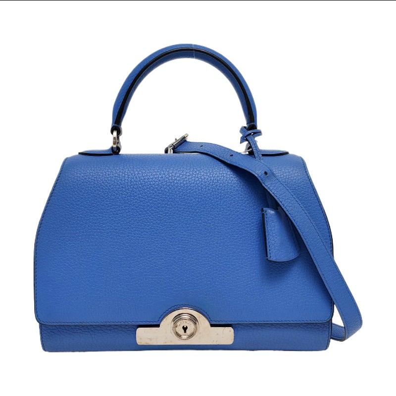 Moynat rejane中號 藍色牛皮肩背包斜背包-0