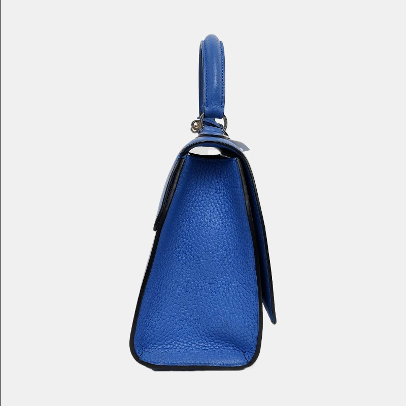 Moynat rejane中號 藍色牛皮肩背包斜背包-3