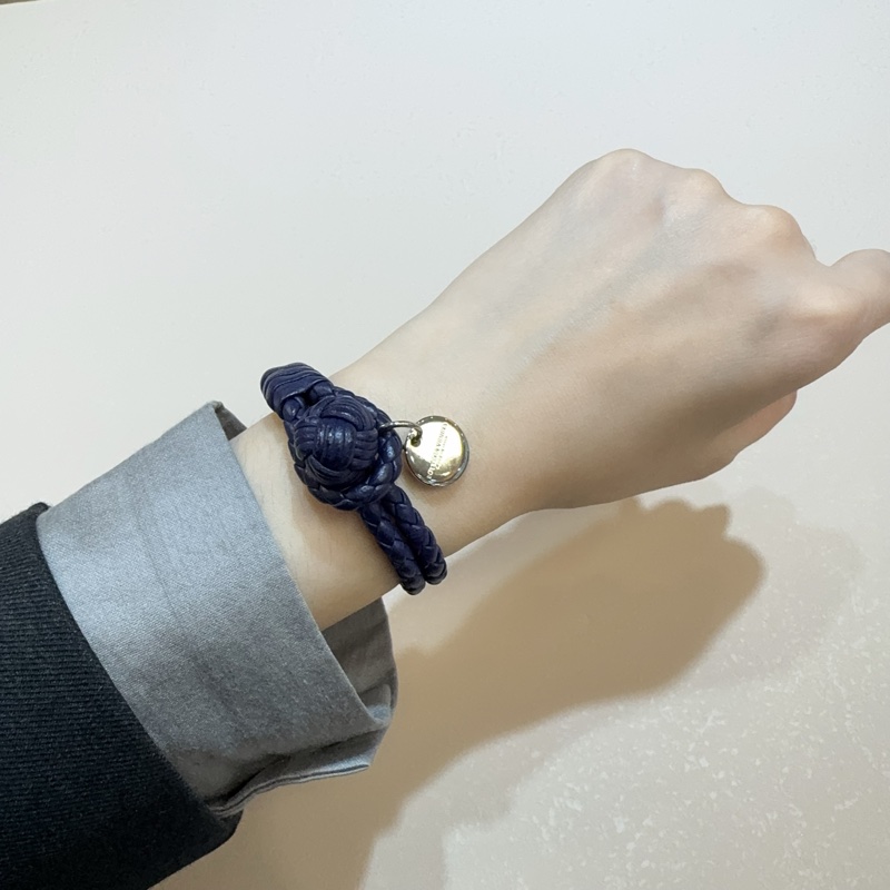 BV紫色編織雙環手環-0