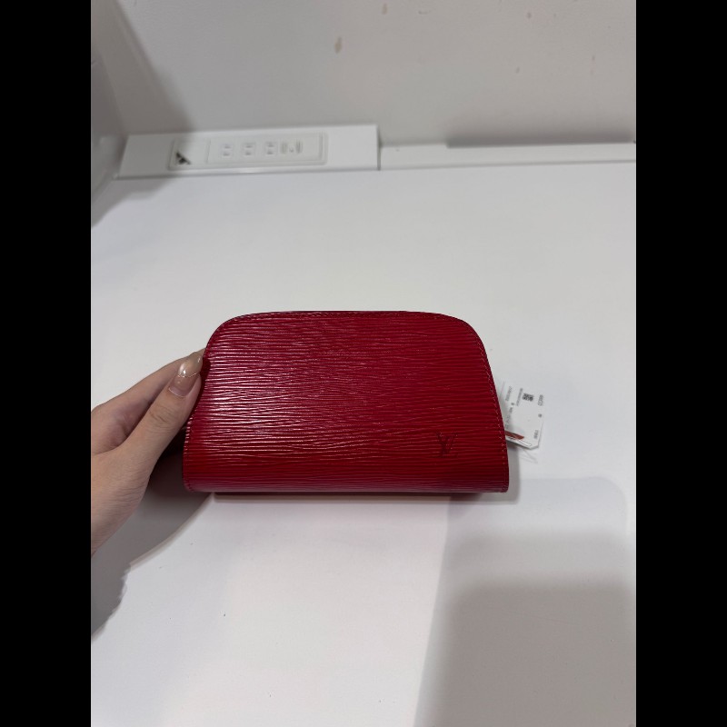 LV 中古水波紋紅色Pouch-0