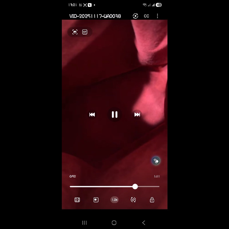 LV 中古紅色八角形水桶袋-9