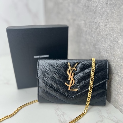 💗香緹國際精品💗 YSL 聖羅蘭 魚子醬卡包