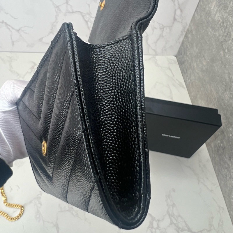 💗香緹國際精品💗 YSL 聖羅蘭 魚子醬卡包-4