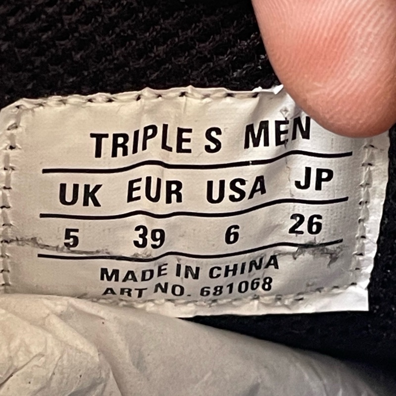 99新未使用過01917 巴黎世家triple x gucci花卉老爹鞋39碼-4