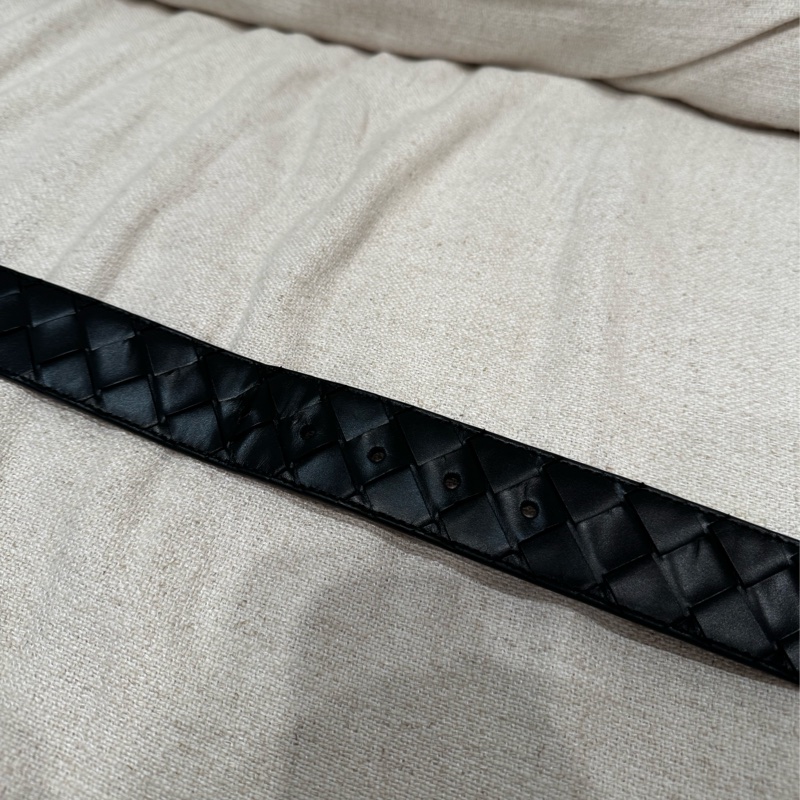 Bottega Veneta男生皮帶 黑-5